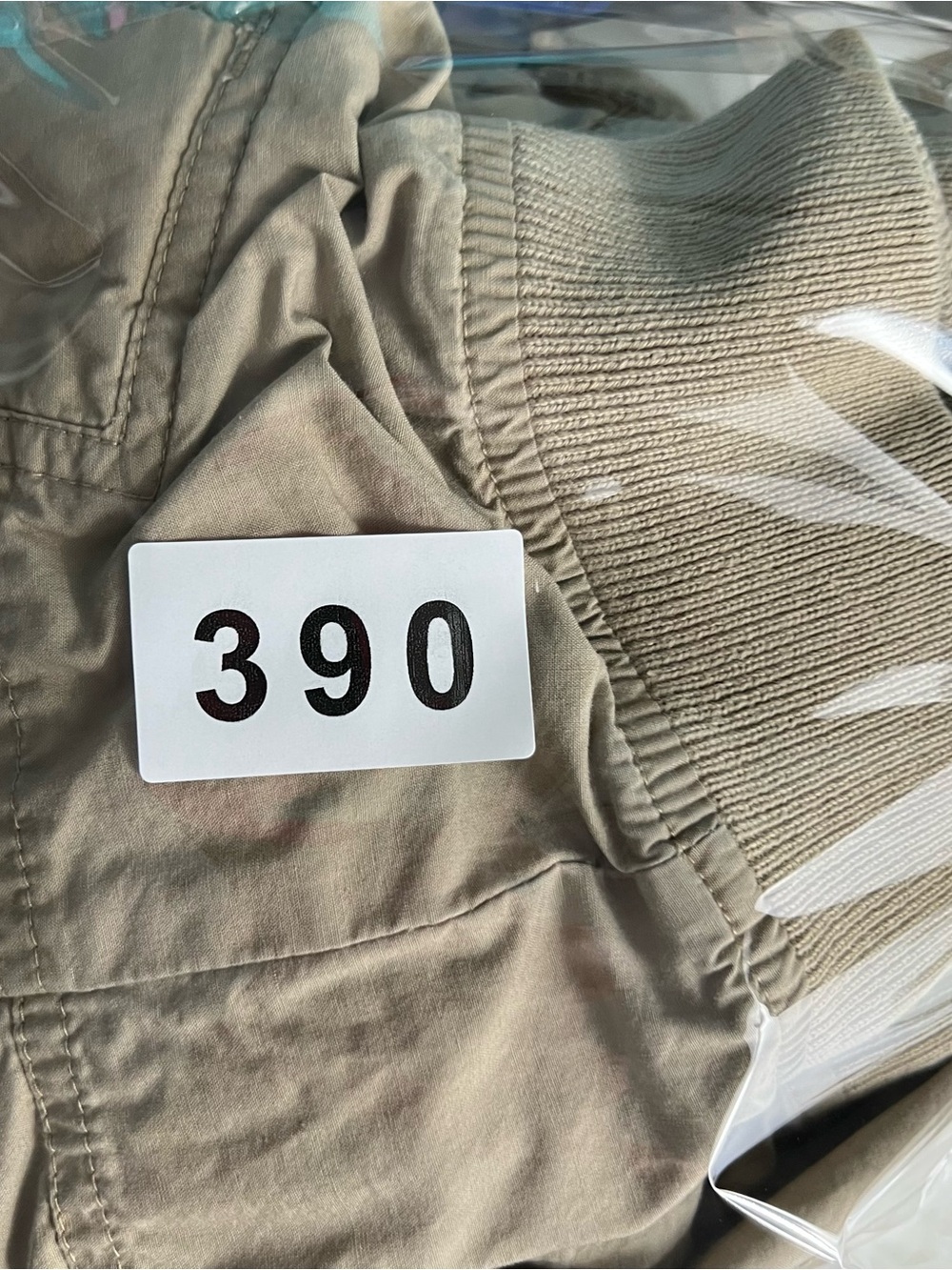 390 Eddie Bauer Large Khaki Vintage Lightweight Bomber Jacket - Picture 8 of 8